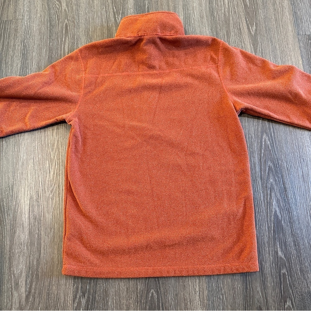 The North Face Men’s Fleece Pullover Textured Cap Rock Picante Red Heather sz S - Picture 7 of 7